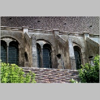 Noyon, Kathedrale, Langhaus, S-Seite, Blick von SW,  Foto Heinz Theuerkauf.jpg